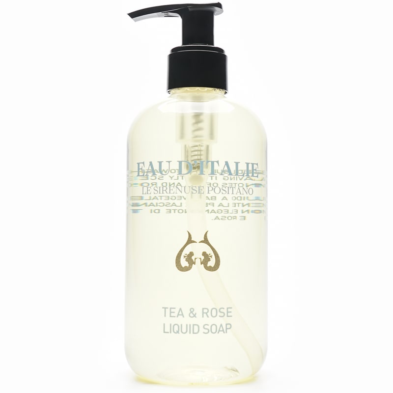 Eau d'Italie Tea & Rose Liquid Soap (10 oz)