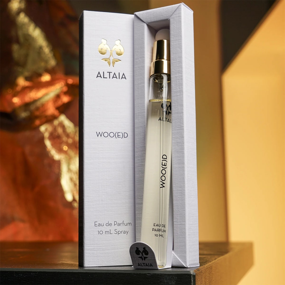 ALTAIA Woo(e)d Eau de Parfum (10 ml) - product shown inside packaging