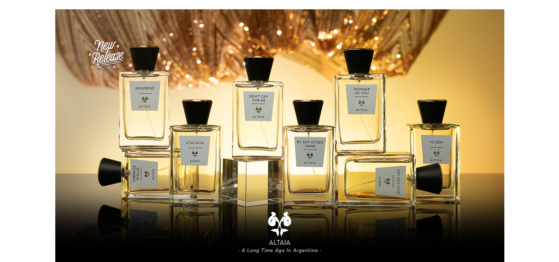 The ALTAIA Eau de Parfum Collection group lifestyle shot
