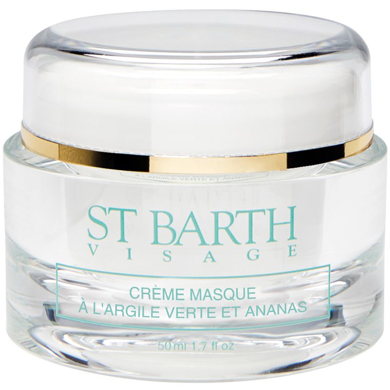 Ligne St. Barth Cream Mask with Green Clay and Pineapple 50 ml