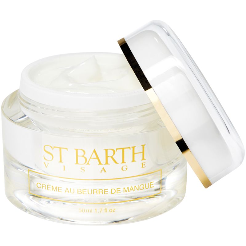 Ligne St. Barth Mango Butter Cream 50 ml with lid off to the side