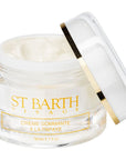 Ligne St. Barth Facial Exfoliating Cream with Papaya 50 ml with lid off to the side