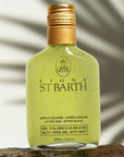 Ligne St. Barth Aloe Vera Gel with Mint (6.8 oz) on stone with a shadow of a palm leaf in the background