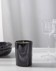 Harris Reed Next Chapter, Neroli Candle lifestyle photo with bowls and wine glasses