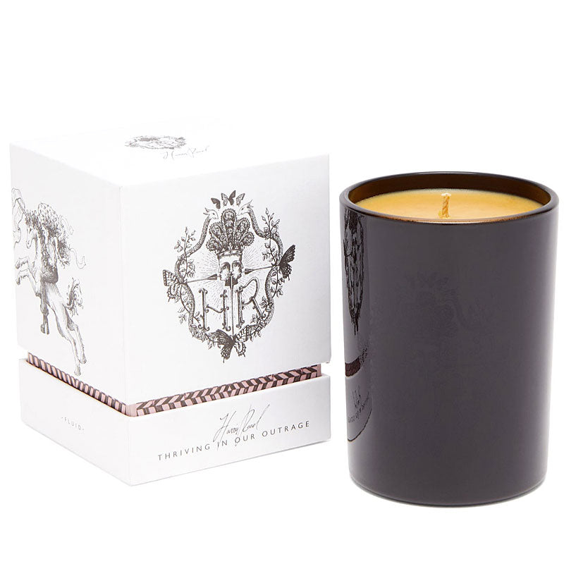 Harris Reed Palo Santo Epilogue Candle shown with closed blox
