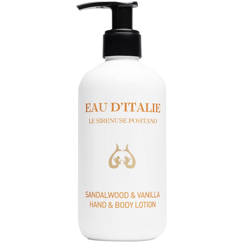 Eau d&#39;Italie Sandalwood &amp; Vanilla Hand &amp; Body Lotion 300 ml / 10 oz